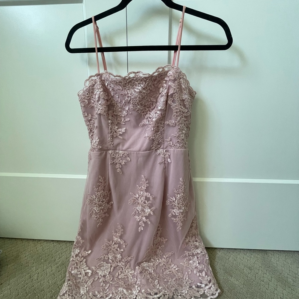 Blush pink dress